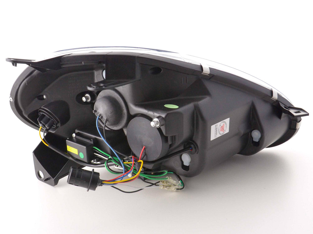 Scheinwerfer Set Daylight LED TFL-Optik Fiat Grande Punto Typ 199 05-08 chrom Scheinwerfer Set Daylight LED TFL-Optik Fiat Grande Punto Typ 199 05-08 chrom